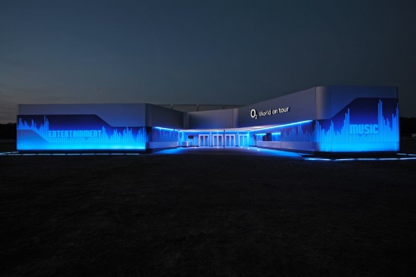 o2 world Architekturbeleuchtung